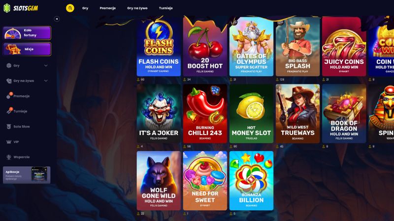 Slotsgem Casino screenshot